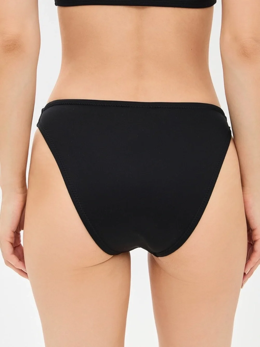 NWT Good American Compression Better Bikini Bottoms in Black Size 3XL